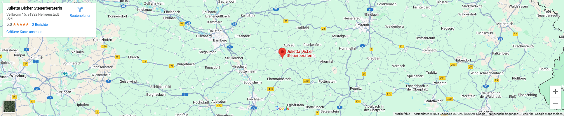 Google Maps Vorschau